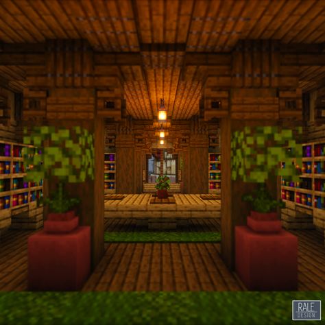 A Minecraft Rustic Tavern House with a full survival interior! You can download this build on my Patreon, just follow the link! Minecraft Interior Survival Design, Minecraft Survival Kitchen Ideas, Minecraft Interior Design Survival, Minecraft House Interior Kitchen, Minecraft Food Builds, Minecraft Tavern Build, Minecraft Lager, Minecraft Tavern Interior, Cozy Minecraft Interior