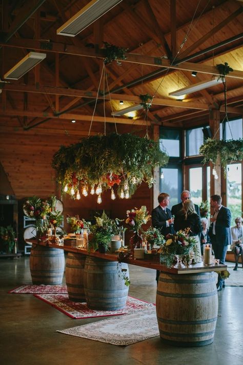 Winery Theme Wedding, September Winery Wedding, Winery Ideas Vineyard, Winery Restaurant Design, Winery Ideas Decor, Winery Christmas Decor, Vineyard Decorating Ideas, Winery Decor Ideas, Wine Yard Wedding