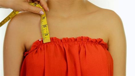 5 Ways to Make Straps for a Strapless Dress - wikiHow Ribbon Dress Straps, Adding Straps To Strapless Dress Diy, Diy Straps For Dress, Add Sleeves To Strapless Dress, Add Straps To Strapless Dress, Dress Straps Ideas, Adding Straps To Strapless Dress, Hemming Jeans, Vestido Strapless