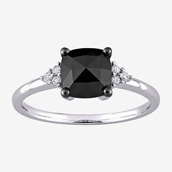 Women Rings Diamond Jewelry for Jewelry And Watches - JCPenney Black Diamond Engagement Ring, Black Diamond Engagement, Jared The Galleria Of Jewelry, Side Stone Engagement Ring, Diamond Promise Rings, Black Diamond Ring Engagement, Black Diamond Ring, Stone Engagement Ring, Ladies Diamond Rings