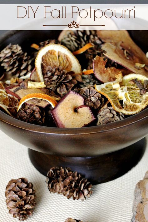 If you love the smell of autumn you'll love this DIY Fall Potpourri - makes a great hostess gift! Diy Fall Potpourri Dried, Diy Potpourri Dried Winter, Popourie Pot Fall, Autumn Stove Top Potpourri, Diy Popery Potpourri Recipes Homemade, Potpourri Diy, Fall Potpourri, Fall Smells, Potpourri Decoration