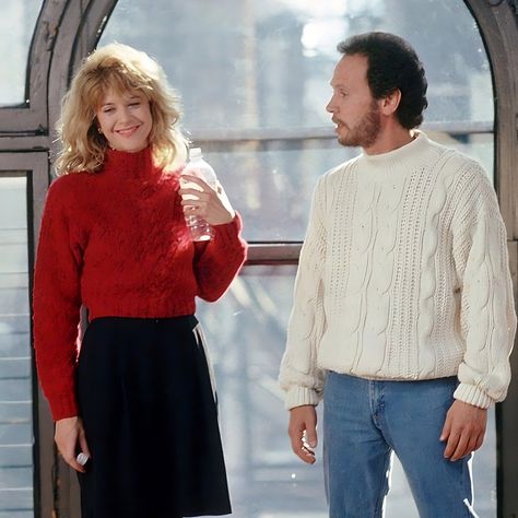 Crystal Outfits, Harry And Sally, Sally Costume, Billy Crystal, When Harry Met Sally, Meg Ryan, Bridget Jones, Comfy Socks, Sweater Outfit