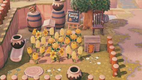 Honey Animal Crossing, Animal Crossing Beehive Area, Acnh Beekeeper Area, Wine Bar Design, Bee Keeper, Animal Crossing Wild World, Bee Print, Bee Theme, Bee Keeping