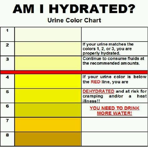 Hydration levels - urine color Urine Color Chart, Urine Color, Autogenic Training, Addisons Disease, Not Drinking Enough Water, Health Guide, Health Info, Health Diet, Health Remedies