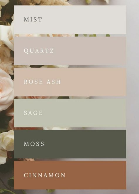 Sophisticated Branding Color Schemes, Colour Palette Brown, Earthy Tones Wedding, Colour Palette Autumn, Brand Colour Palette, Palette Autumn, Soft Earth Tones, Earth Tone Color Palette, Autumn Weddings