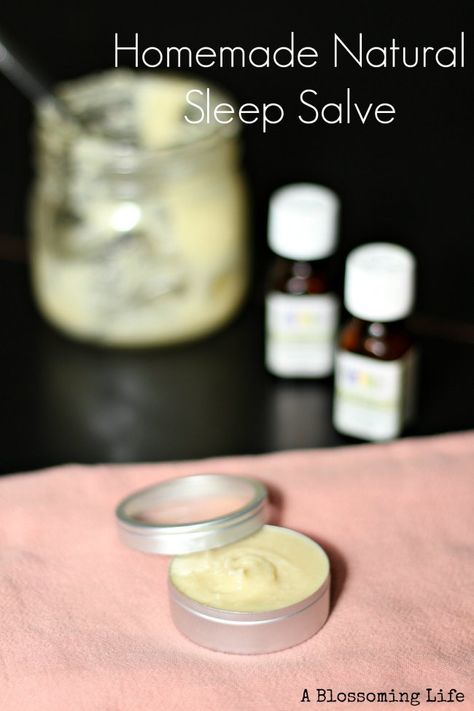 Homemade Natural Sleep Salve Sleep Salve, Sleep Lotion, Diy Natural Remedies, Sleep Time, Sleep Remedies, Homemade Products, Infused Oils, Trouble Sleeping, Diy Products