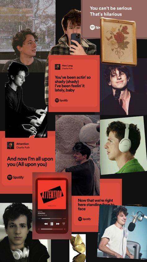 Charlie puth wallpaper Charlie Puth Wallpaper, Charlie Puth Instagram, Attention Charlie Puth, Charlie Puth, Pinterest Board, Man Crush, Manila, Celebrity Crush, Songs