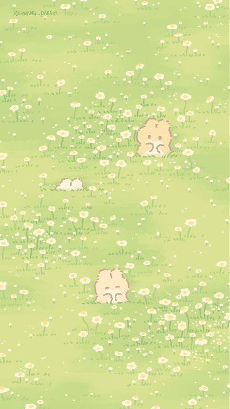 Cute Wallpapers Bunny, Wallpapers Bunny, Autumn Iphone Wallpaper, I Phone 7 Wallpaper, Cottagecore Wallpaper, Cocoppa Wallpaper, Iphone Wallpaper Kawaii, Bunny Wallpaper, Drawing Wallpaper