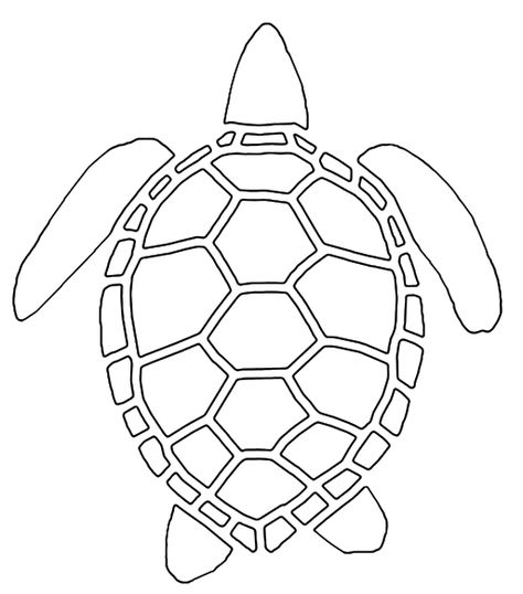 Sea-Turtle-stencil.gif (513×583) Mosaic Animal Patterns Templates, Simple Turtle Drawing, Tattoos Printable, Turtle Stencil, Turtle Outline, Outline Stencil, Free Mosaic Patterns, Stencil Drawing, Easy Mosaic