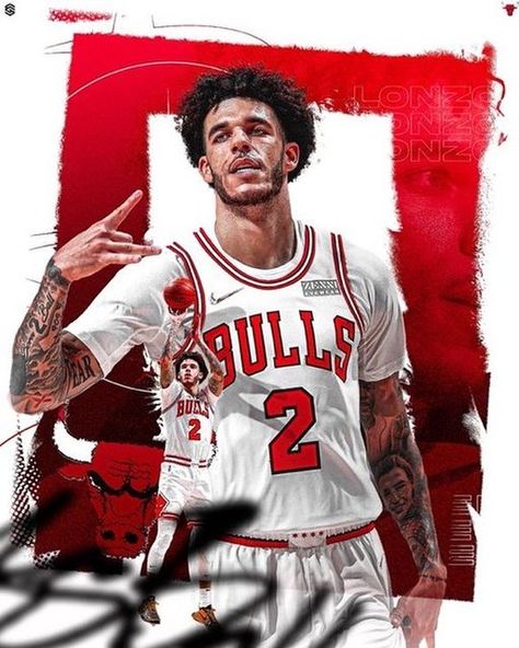 Ball Brothers Wallpaper, Lonzo Ball Wallpaper, Bob Marley Painting, Liangelo Ball, Bulls Wallpaper, Nba Artwork, Nba Basketball Teams, Football Poses, Nba Stephen Curry