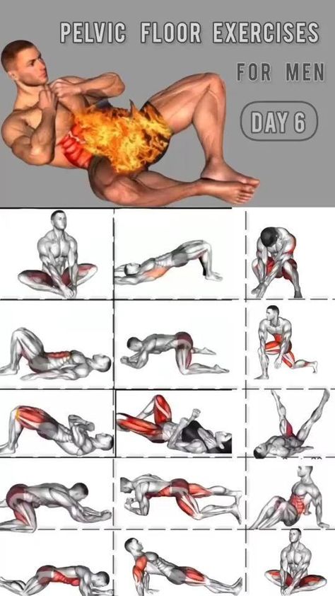 Exercises For Men, Floor Exercises, Pelvic Floor Exercises, Workout Routines, Workout Aesthetic, Home Workout, Pelvic Floor, Workout Routine, Workout Clothes