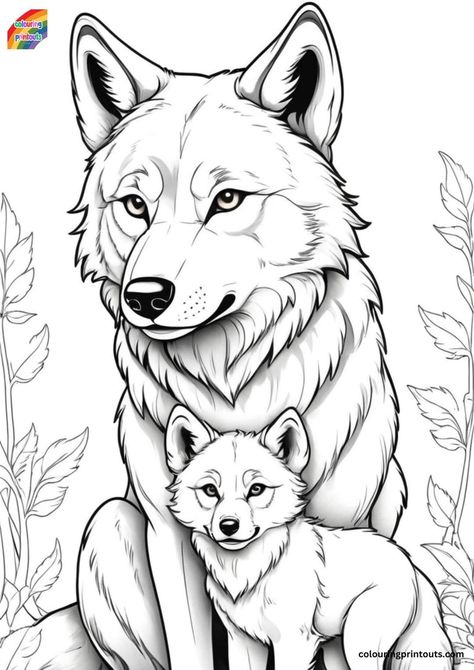 Pictures Of Wolves, Christmas Adult Coloring Pages, Free Printable Pictures, Wolf Coloring Pages, Baby Wild Animals, Girl Dog Names, Wolf Colors, Free Christmas Coloring Pages, Baby Coloring Pages