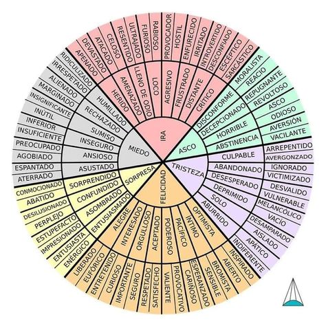 Feelings Wheel, Book Writing Tips, Feelings And Emotions, How To Speak Spanish, Planner Bullet Journal, Art Therapy, Psych, Emotional Intelligence, Writing Tips