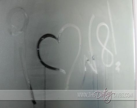 Steamy Notes - write a note on a steamed up shower, mirror or fogged up car window =) Mirror Messages For Him, Love Note Ideas, Mirror Messages, Morning Smile, Note Ideas, Shower Mirror, The Dating Divas, Dating Divas, Messages For Him