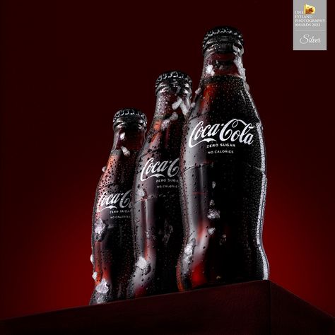 Photographer KRZYSZTOF CZERNECKI - Coca-cola - Advertising - Product / still life - SILVER - One Eyeland Photography Awards 2022 Product Still Life, Cocoa Cola, Coca Cola Zero, Ad Photography, Advertising Product, Still Life Photos, Still Life Photographers, Ideas Photography, Photography Awards