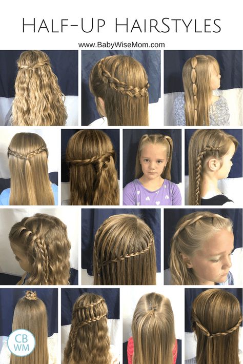 Half-up Hairstyles for Girls Teenage Girl Hairstyles, Girls With Long Hair, Free Hairstyle, Girls Hairdos, Easy Hairstyles For Kids, Girl Hair Dos, Girls Hairstyles Easy, Hairstyles For Girls