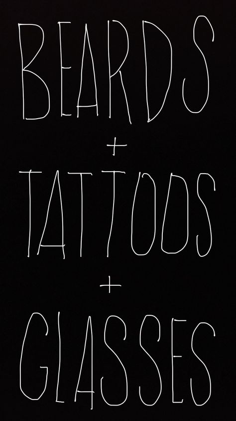 beards + tattoos + glasses Beards And Tattoos, Badass Beard, Beard Quotes, Dog Shots, Beard Humor, Beard Lover, Beard Love, Beard Tattoo, Making Stuff