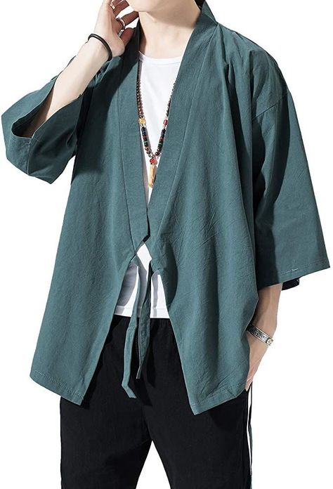 Summer Jackets For Women Casual Cotton, Kimono Fashion Men, Man Kimono, Kimono Outer, Mens Kimono Jacket, Men Kimono, Mens Kimono, Men's Kimono, Cardigan Plus Size