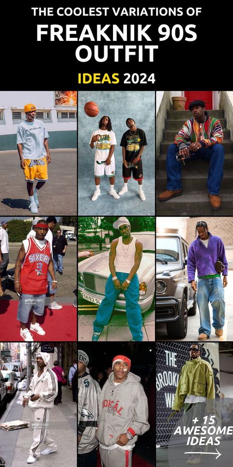 90s Looks Men, 90s Outfits For Men, 90 Fashion Men The 90s, Black 90s Fashion Men, 90s Theme Party Outfit Men, 90s Outfit Men Street Style, Freaknik 90s Outfit Men, Men’s Fashion Outfits 90s, Outfit 90s Men