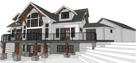 Gig Harbor, Washington | Olive | Timber Frame Homes | Timberbuilt Farm Bloxburg, Chalet Plan, Bloxburg Designs, Dark Modern House, Cottage Core Bloxburg House, Girly Bar, Gig Harbor Washington, Winter House Exterior, Bloxburg Building