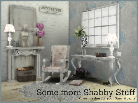 Sims 4 Shabby Chic, Cc Mods, Washing Walls, Sims 4 Downloads, Sims4 Cc, Sims 4 Build, Sims 4 Game, Sims 4 Houses, Cc Finds