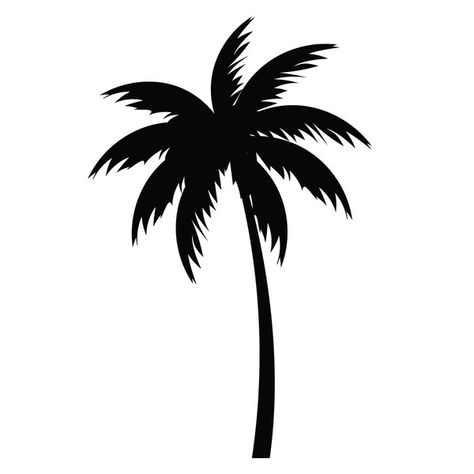 Palm tree svg, palm trees svg, palm tree dxf, palm trees dxf - Inspire Uplift Palm Tree Lino Print, Simple Palm Tree Drawing, Camper Artwork, Palm Tree Template, Tropical Silhouette, Palm Drawing, Palm Tree Outline, Palm Trees Aesthetic, Giveaway Design