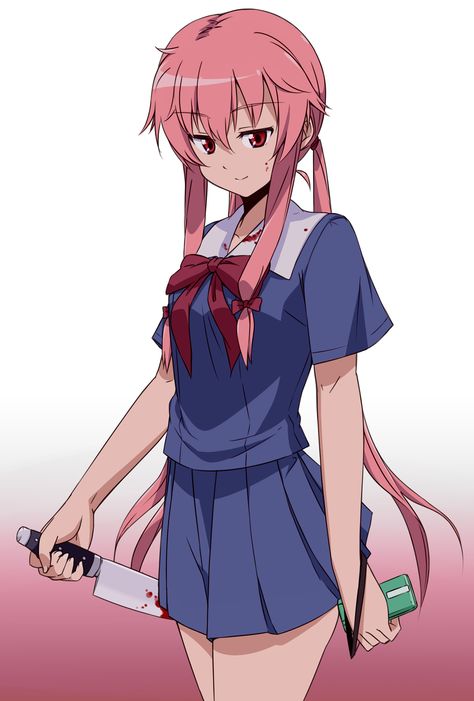 All Hail Queen of Yandere's Yuno Gasai Akise Aru, Yuno Mirai Nikki, Yuno Gasai Anime, Future Diaries, Mirai Nikki Future Diary, Gasai Yuno, Anime Cosplay Ideas, Yandere Girl, Future Diary