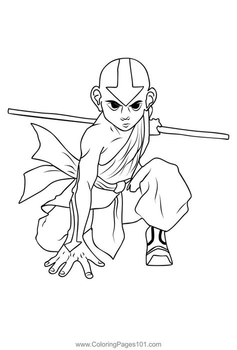 Avatar Ang Drawing, Avatar Coloring Pages, Palette Playground, Free Thanksgiving Coloring Pages, Avatar Ang, Free Avatars, Thanksgiving Coloring, Avatar 2, Thanksgiving Coloring Pages