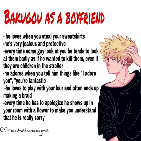 Type of boyfriend - Bakugou Katsuki Bnha As Boyfriend, Anime Character As Boyfriend, Katsuki Bakugou As A Boyfriend, Katsuki As A Boyfriend, Anime As Boyfriend, Bakugou Waist, As A Boyfriend Anime, If Anime Characters Were Your Boyfriends, Anime As Your Boyfriend