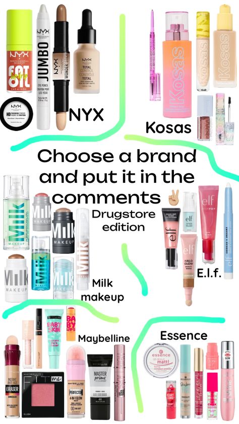 Next post: choose a brand expensive edition✌🏼 #fyp Elf Cookies, Makeup Artist Tips, Milk Makeup, Drugstore Makeup, Cute Makeup, Makeup Skin Care, Makeup Inspo, Skin Makeup, Makeup Routine