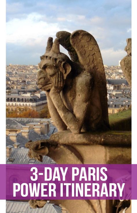 See the best of Paris, France in just three days in this fast-paced itinerary. Includes: the Eiffel Tower, Notre Dame, Versailles, the Louvre, Musee d'Orsay, Sainte Chappelle, the Pantheon, and a Seine River cruise. #Paris | #France | #EiffelTower | #NotreDame | #Louvre Two Days In Paris, Three Days In Paris, 3 Days In Paris, One Day In Paris, Seine River Cruise, Musee D Orsay, Paris Itinerary, Paris Travel Tips, France Travel Guide