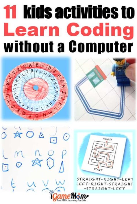 Can kids learn coding without a computer? 11 fun activities teaching basic coding concepts off-screen for beginners, boys and girls. No worksheet needed. Fun STEM idea for Hour of Code, Programming class Kids Science Activities, Outdoor Science, Coding Activities, Steam Activity, Code Programming, Basic Coding, Learn Coding, Steam Learning, Steam Education