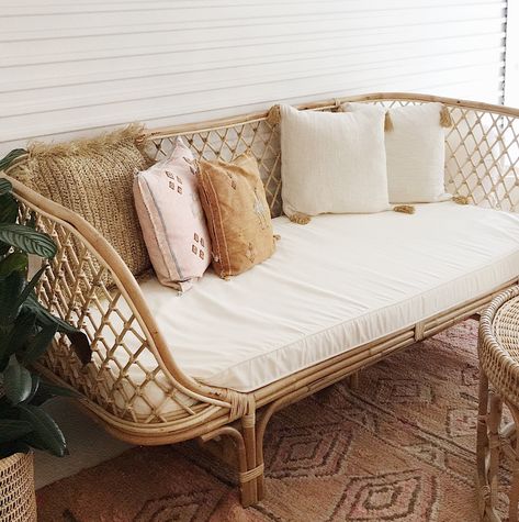 HALCYON SOFA Room Decor Styles, Deco Studio, Cane Furniture, Designer Top, House Inspo, Bohemian Decor, House Inspiration, Interior Designer, Outdoor Sofa