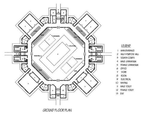 Sports Complex Site Plan, Indoor Sports Complex Plan, Indoor Sports Complex Design Concept, Hall Plan Architecture, Sport Complex Architecture Plan, Sport Center Architecture Concept, Sports Complex Plan, Sports Complex Design Concept, Indoor Sports Complex Design