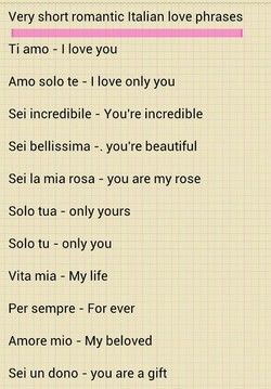 Italian love Poems Tattoo Quotes Italian, Italian Love Phrases, Italian Love, Learn To Speak Italian, Frases Love, Italian Vocabulary, Italian Lessons, Italian Language Learning, Italian Phrases