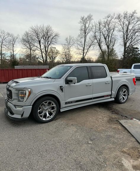 Shelby Truck, Shelby F150, Super Snake, Dream Trucks, Lowered Trucks, Carroll Shelby, Ford Shelby, 75th Anniversary, Ford Truck