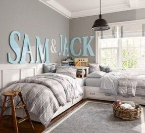 L-shaped Corner Bunk Beds | Shaped Loft Beds For Kids: 9 Remarkable L Shaped Beds For Kids Idea ... L Shaped Beds, Popular Grey Paint Colors, Pottery Barn Bedrooms, Paint Color Guide, Best Gray Paint, Best Gray Paint Color, Barn Bedrooms, Light Grey Paint Colors, Kids Bedroom Storage