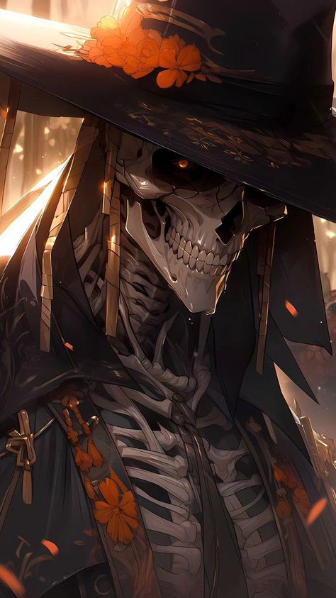 Skeleton Character Design, Skeleton Woman, Grim Reaper Art, Dark Fantasy Artwork, Skeleton Art, Monster Concept Art, Dungeons And Dragons Characters, Beautiful Dark Art, Character Design Male