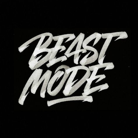 Beast mode engage! Type by @azam.r15 - #typegang - free fonts at typegang.com Brush Letter, Light Up Signs, Font Inspiration, Abstract Art Wallpaper, Creative Typography, Letter Design, Calligraphy Letters, Lettering Quotes, Typography Letters