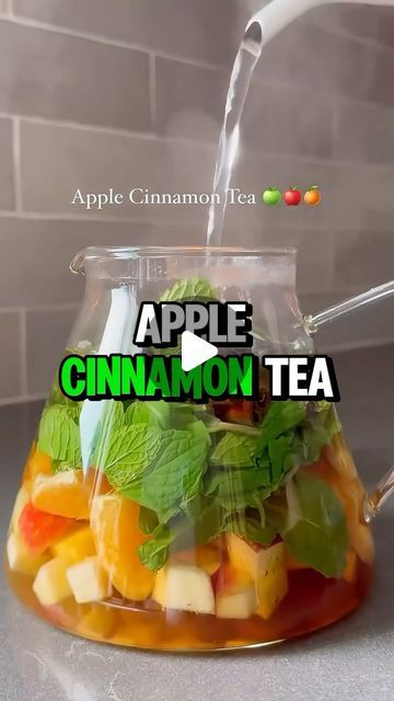 Healthy & Organic on Instagram: "Apple Cinnamon Tea 🍏🍵✨

This cinnamon apple tea not only warms you up on cold nights but also helps regulate blood sugar and curb cravings naturally! 

Perfect for sipping after meals or whenever you need a little comfort. 🫶

Why It Works:

🍏 Apple: Rich in fiber to slow sugar absorption and keep energy levels stable.

✨ Cinnamon: Boosts insulin sensitivity and helps manage blood sugar spikes.

🍊 Orange & Mint: Add a refreshing twist while supporting digestion.

How to Make It:

1️⃣ Chop 1 apple and 1/4 to 1/2 an orange. Add them to a teapot.
 2️⃣ Add 3 cinnamon sticks (or 1 tsp cinnamon), a handful of fresh mint, and 2 tsp honey.
 3️⃣ Include 2 teabags or 2 tbsp of your favorite loose tea.
 4️⃣ Pour 1 liter of boiling water, cover, and let it steep fo Apple Cinnamon Tea, Curb Cravings, Insulin Sensitivity, Cinnamon Tea, Apple Tea, Cinnamon Apple, Peppermint Tea, Regulate Blood Sugar, Fiber Rich