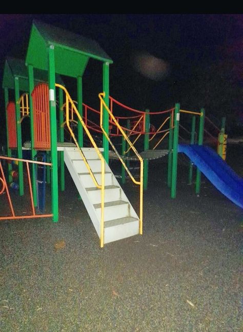 Liminal Spaces Playground, Liminal Space Playground, Liminal Playground, Liminal Space Aesthetic Wallpaper, Playground At Night, Space Playground, Lets Get Weird, Weirdcore Aesthetic, Space Ghost