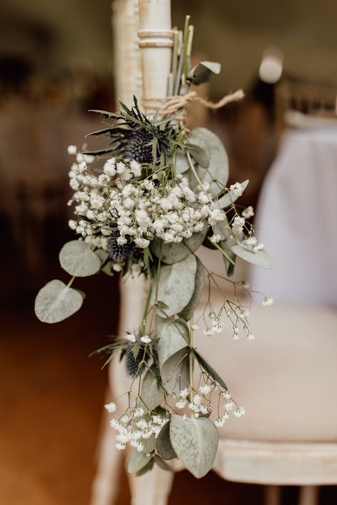 Chair Flowers Gyp Gypsophila Eucalyptus Mannington Gardens Wedding Cara Zagni Photography #WeddingChair #WeddingFlowers #Gyp #Gypsophila #Eucalyptus #Wedding Gypsophila Eucalyptus Wedding, Gypsophila And Eucalyptus Wedding, Gypsophila Wedding Decoration, Eucalyptus And Gypsophila, Chair Flowers, Bee Makeup, Gypsophila Wedding, Rustic Farm Wedding, Aisle Flowers