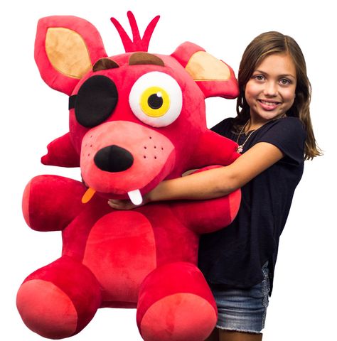 Five Nights at Freddy's Foxy 22 in Plush - Only at GameStop for Collectibles | GameStop Fnaf Room Ideas, Fnaf Foxy Plush, Five Nights At Freddy's Foxy, Foxy Plush, Fnaf Costume, Freddy Plush, Billy Kid, Horror Video, Fnaf Foxy