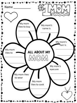 Mother's Day Writing Activities - 61 PAGES(BONUS:15 PAGES ADDED ON MAY 3 2019) Mother's Day Projects, Mother's Day Activities, Mother's Day Crafts, Mothers Day Crafts For Kids, Mother's Day Diy, Childrens Church, Mom Day, Mors Dag, Mothers Day Crafts