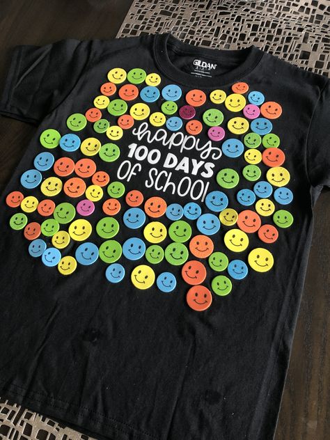 Easy 100 Days Of School Shirt, 100 Days Shirt, 100 Days Of School Tshirt, 100 Days Of School Collage, 100 Days Of School Shirt Ideas, 100th Day Of School Shirts, Christmas Kids Crafts Gifts, 100 Days Of School Shirt, 100 Days Of School Project Kindergartens