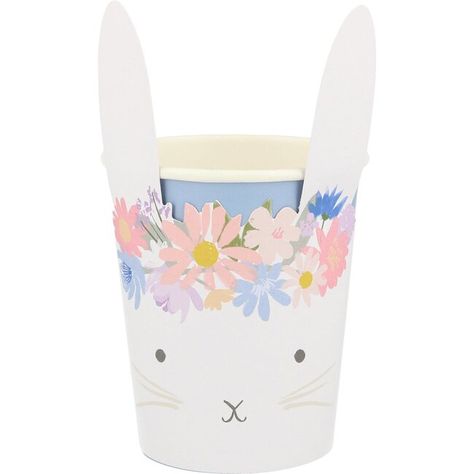 Serve refreshing party drinks to your guests in these adorable bunny cups. They are perfect for an Easter or springtime party, | Set of 8 Spring Floral Bunny Cups | Meri Meri  |  Maisonette collects the best children’s products from around the world (unlike Zulily, Etsy, The Tot, Farfetch Kids, Childrensalon, Crate and Kids, Kohls, Wayfair, Buy Buy Baby, Nordstroms, Mini Boden, J.Crew Factory, or PotteryBarn Kids), creating a curated shopping experience for you. Think of us as your shortcut to f Bunny Cups, Easter Tableware, Bunny Plates, Bunny Baby Shower, Bunny Party, Bunny Bags, Easter Items, Bunny Birthday, Blue Cups