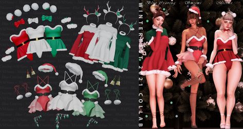 Sm Sims, Ts4 Accessories, Xmas Costumes, Christmas Poses, Sims 4 Traits, Sims 4 Cc Folder, Sims 4 Dresses, Body Outfit, Sims 4 Collections