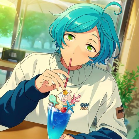 Kanata Shinkai, Ensemble Stars, The English, Blue Hair, On Twitter, Stars, Twitter, Hair, Anime