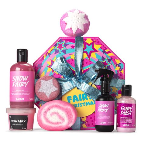 Lush Gift Set, Lush Christmas, Body Conditioner, Fairy Christmas, Cool Gifts For Teens, Lush Products, Lush Bath, Lush Cosmetics, Snow Fairy