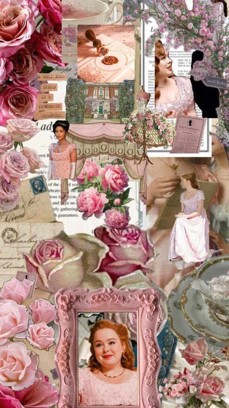 Bridgerton💝💝 #bridgertonwallpaper #bridgertonseason2 #ladywhistledown Bridgerton Collage, Bridgerton Wallpaper, Bridgerton Aesthetic, Jane Austin, Heaven Art, Disney Collage, Wall Art Plaques, Cozy Room, Phone Backgrounds